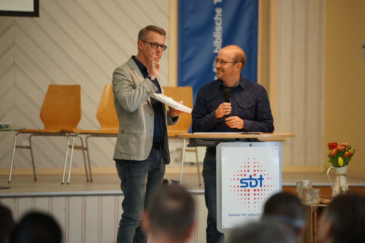 Moderator und Referent