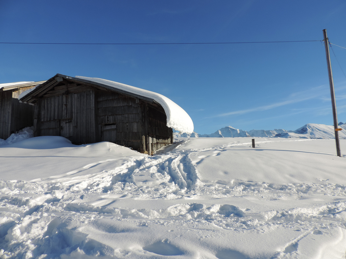 winterliches Berner Oberland