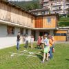Parcour mit verschiedenen Hindernissen
