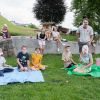 Lustiges Spiel im Park