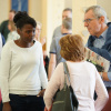 Austausch nach dem Gottesdienst