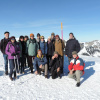 Gruppenfoto im Schnee