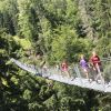 Ausflug über die Hängebrücke