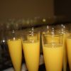 Orangensaft zum Anstossen