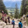 Kurze Pause, Ausblick geniessen und dann gehts... weiter...