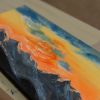 gemaltes Berge-Bild